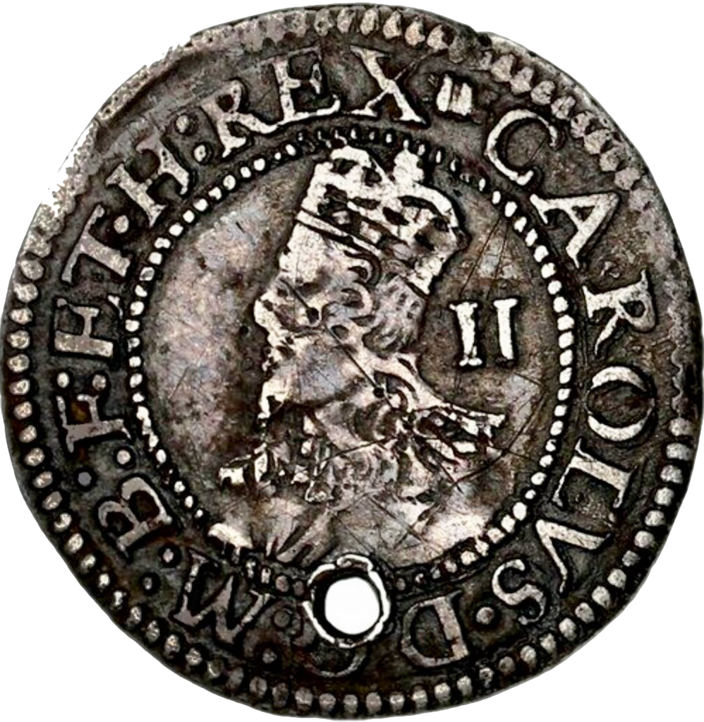 1638 - 1642 CHARLES I Halfgroat S2901 N2343 VF