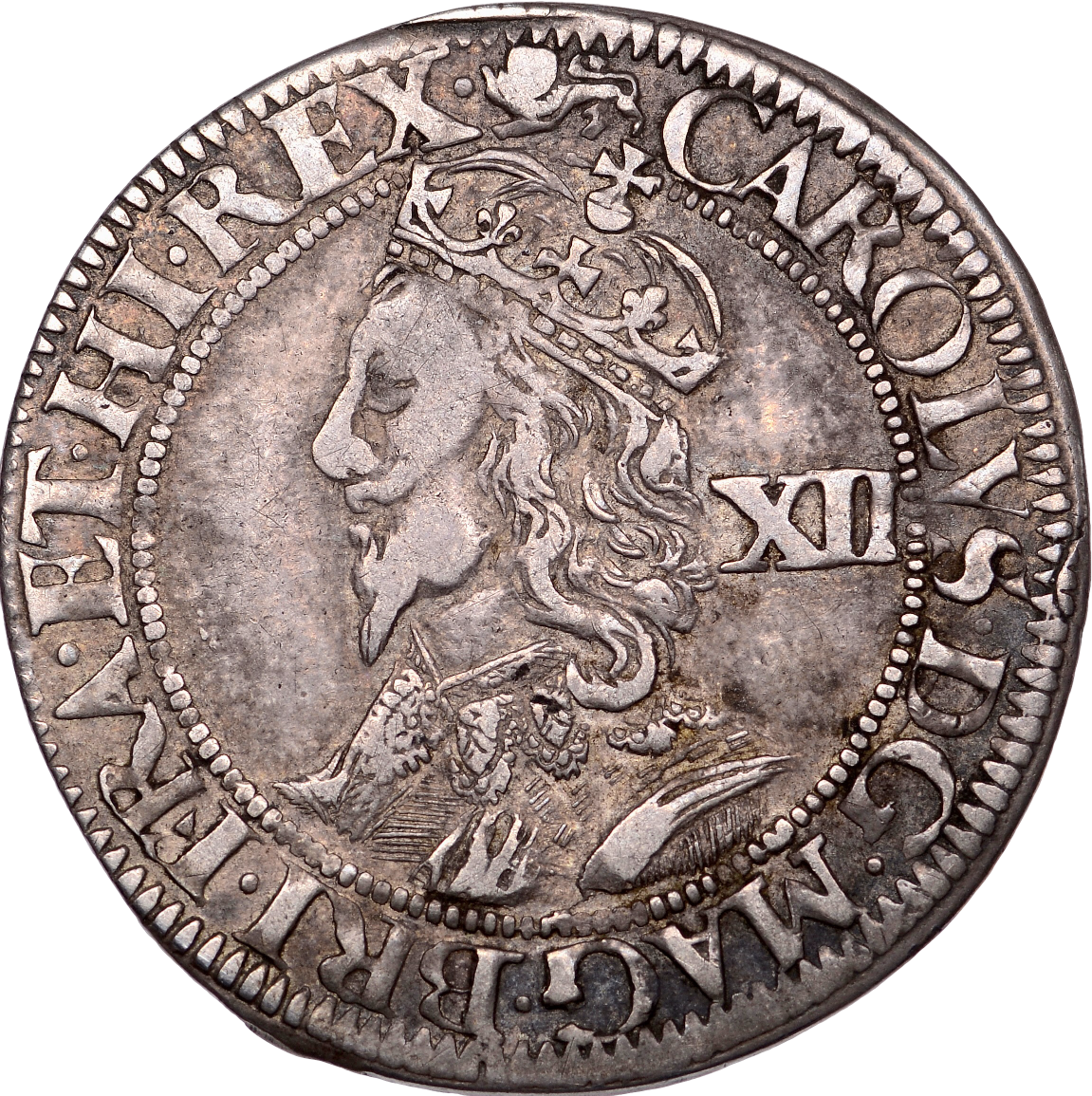 1638 - 1639 CHARLES I Shilling S2870 N.2316 AVF