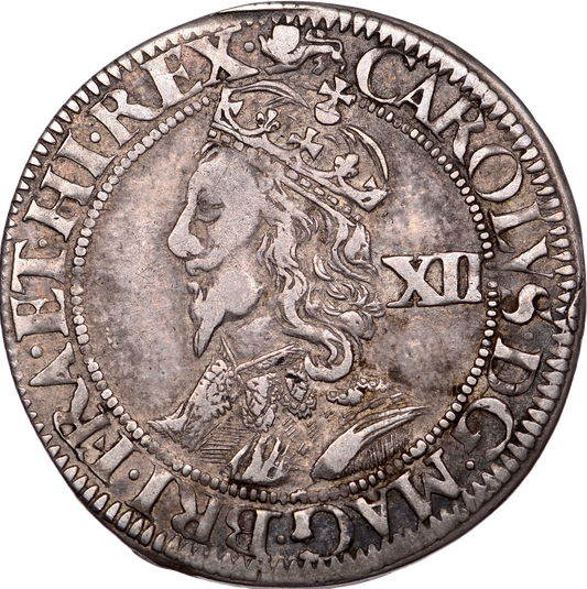 1638 - 1639 CHARLES I Shilling S2870 N.2316 AVF