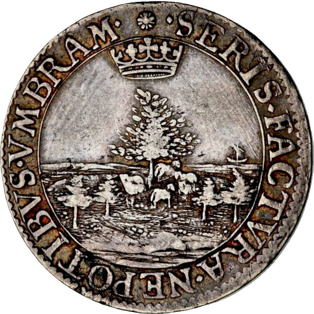 1638 Prince Charles, Knight of the Garter 31mm silver medal MI 281/88 E131
