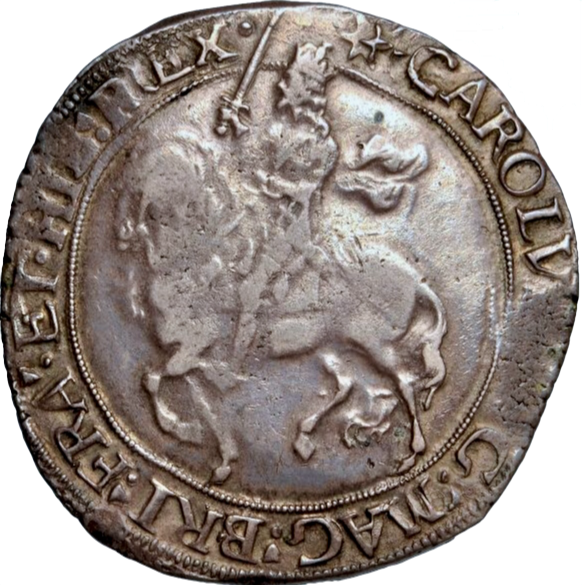 1639 - 1640 CHARLES I Halfcrown Group IV S2779 North 2214 VF