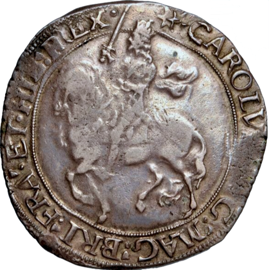 1639 - 1640 CHARLES I Halfcrown Group IV S2779 North 2214 VF