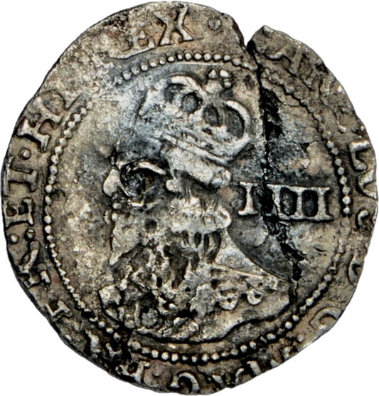 1644 CHARLES I Silver Groat S.3021 VG