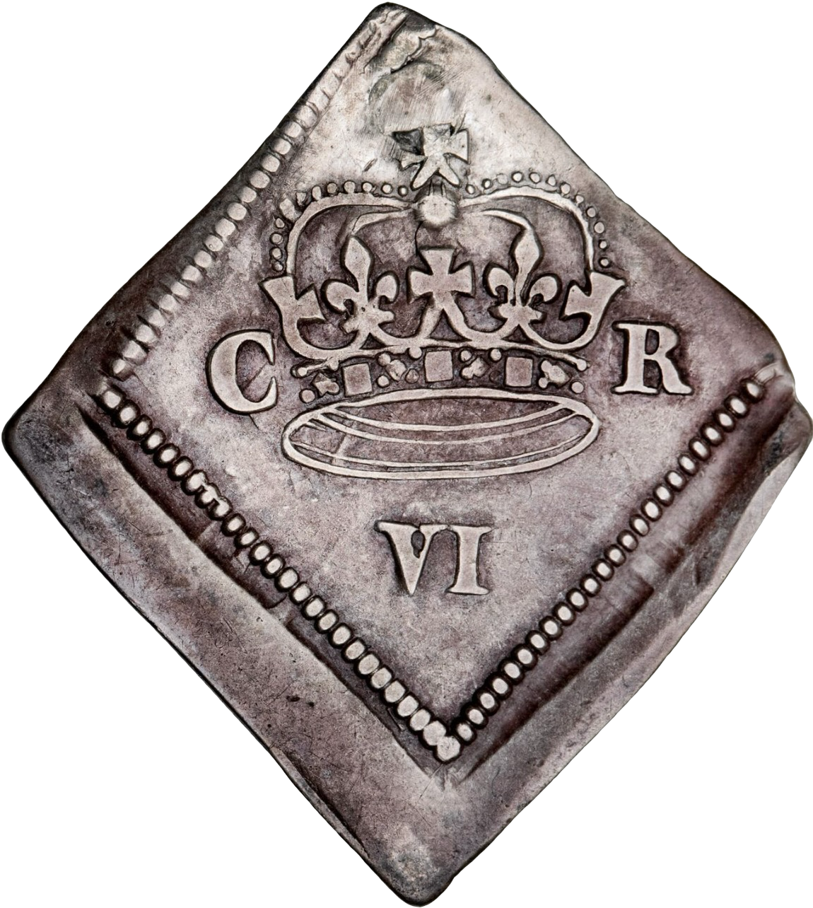 1646 CHARLES I Newark besieged Sixpence S.3146 plugged otherwise VF