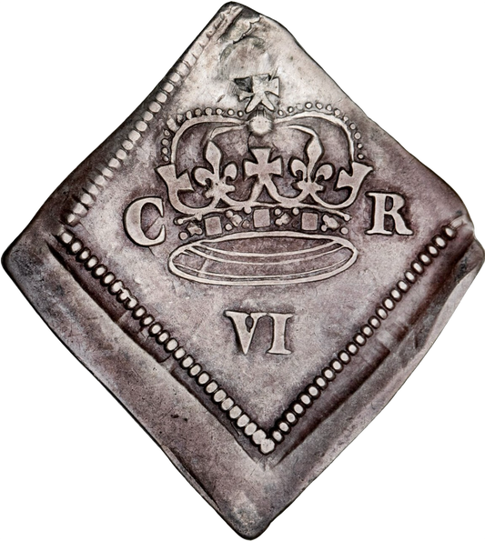 1646 CHARLES I Newark besieged Sixpence S.3146 plugged otherwise VF