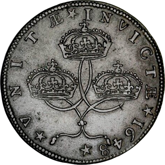 1648 Release of Charles I, Call to Unanimity 28mm copper medal by N Briot MI 336/170 E 154