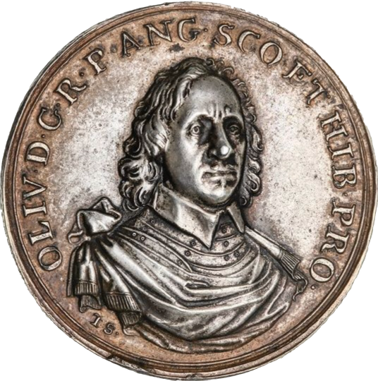 1653 (c) Oliver Cromwell Lord Protector silver medal (Dutch striking) MI 410/46 E189