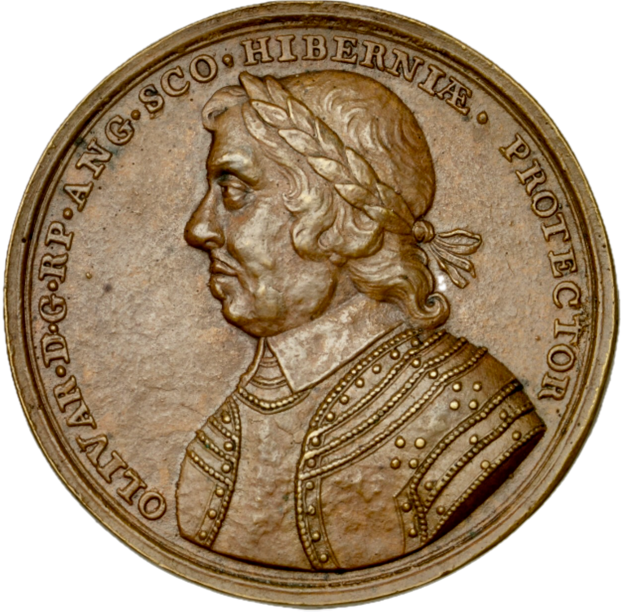 1658 Death of Cromwell copper after-cast MI 435-85 E200