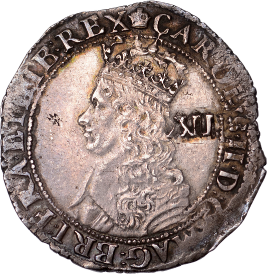 1660 - 1662 CHARLES II Shilling (hammered) S3322 N.2764 VF Rare