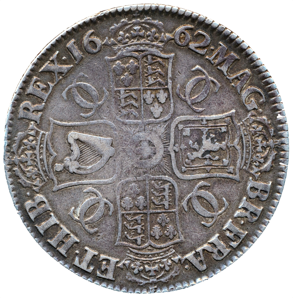 1662 Crown S3353 ESC 347 No rose Undated Scarce VF