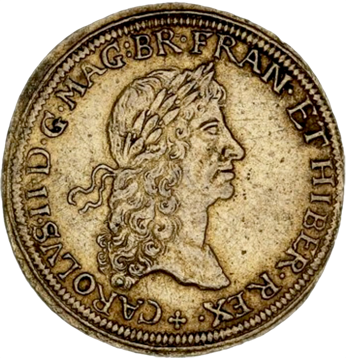 1662 Charles II 25mm copper counter MI 494/120