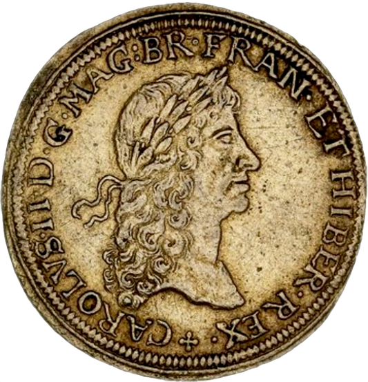 1662 Charles II 25mm copper counter MI 494/120