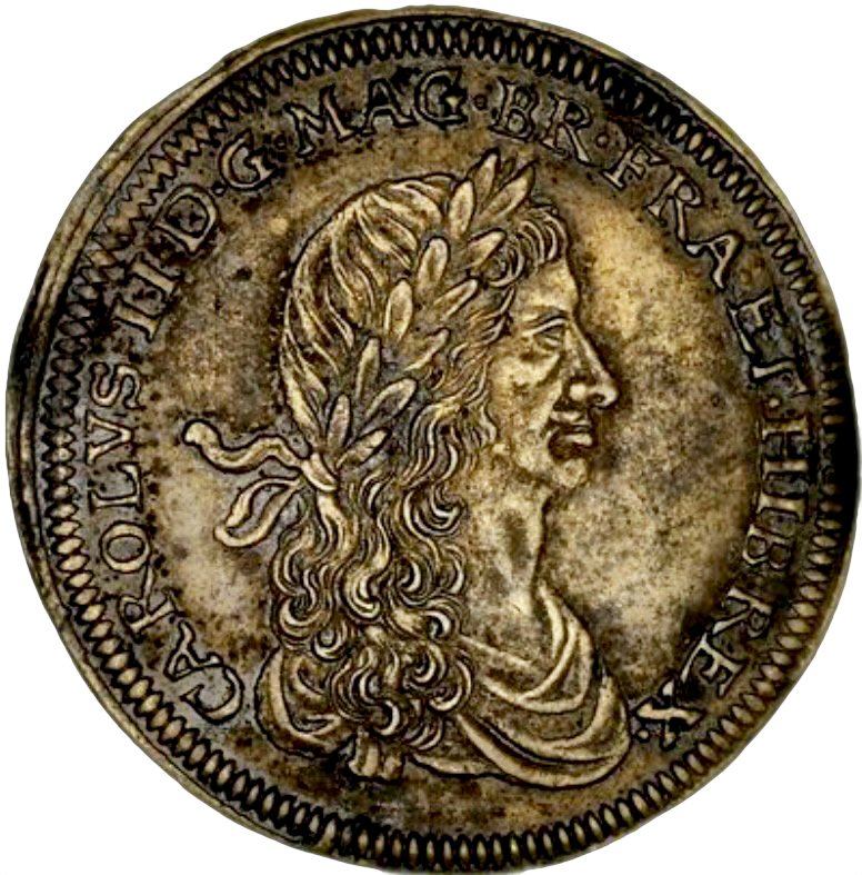 1662 Charles II 28mm copper counter MI 494/121