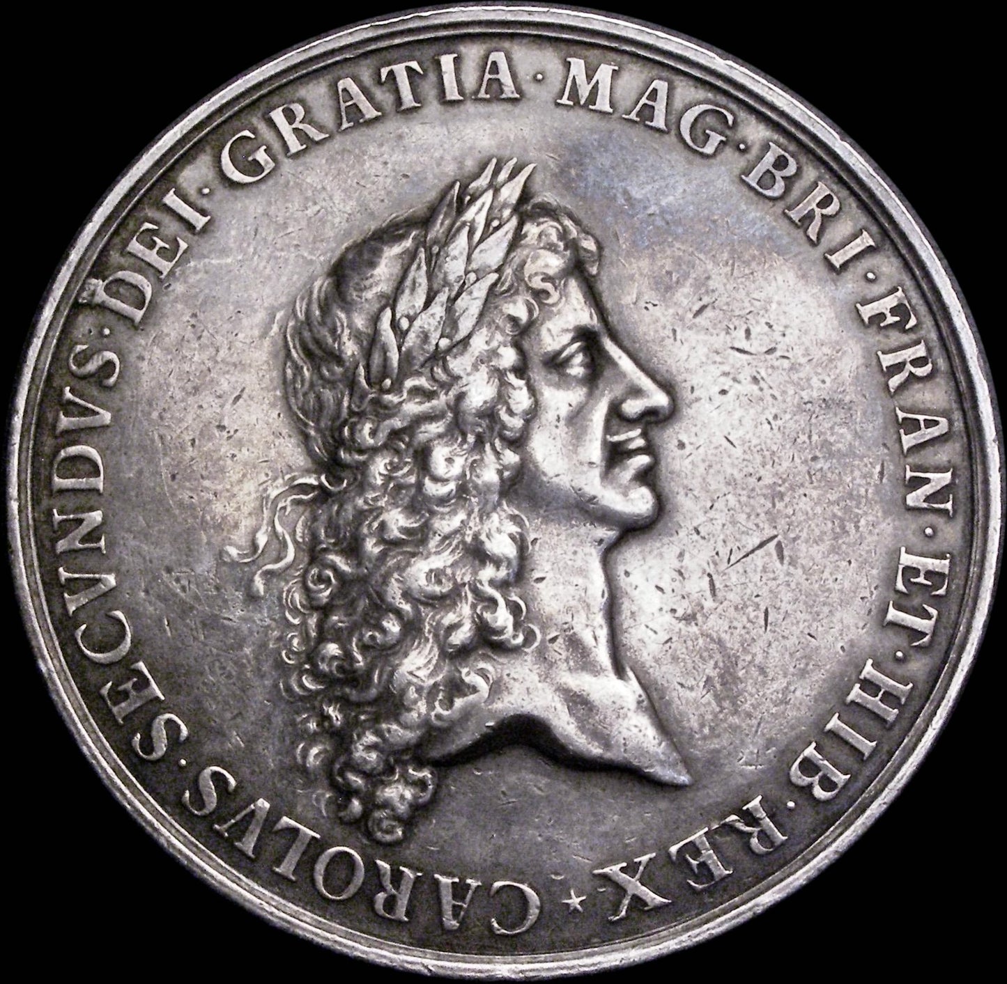 1667 Peace of Breda 56mm silver medal by J Roettier Mi 535/186 E241