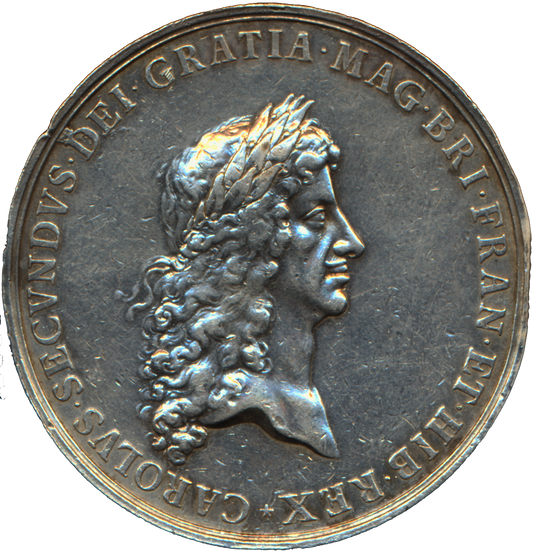 1667 Peace of Breda 56mm silver medal by J Roettier Mi 535/186 E241