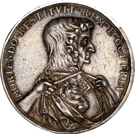 1678 Murder of Sir Edmundbury Godfrey 39mm silver medal MI 577/247 E257a (Copy)