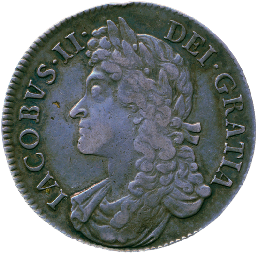 1687 Crown Second bust S3407 ESC 743 NEF/VF