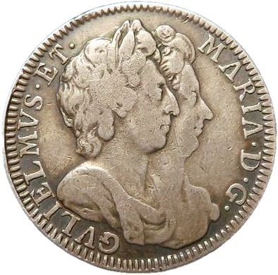 1689 William III 'three columns type' silver medal by J. or N. Roettier' Mi 695/88 E318