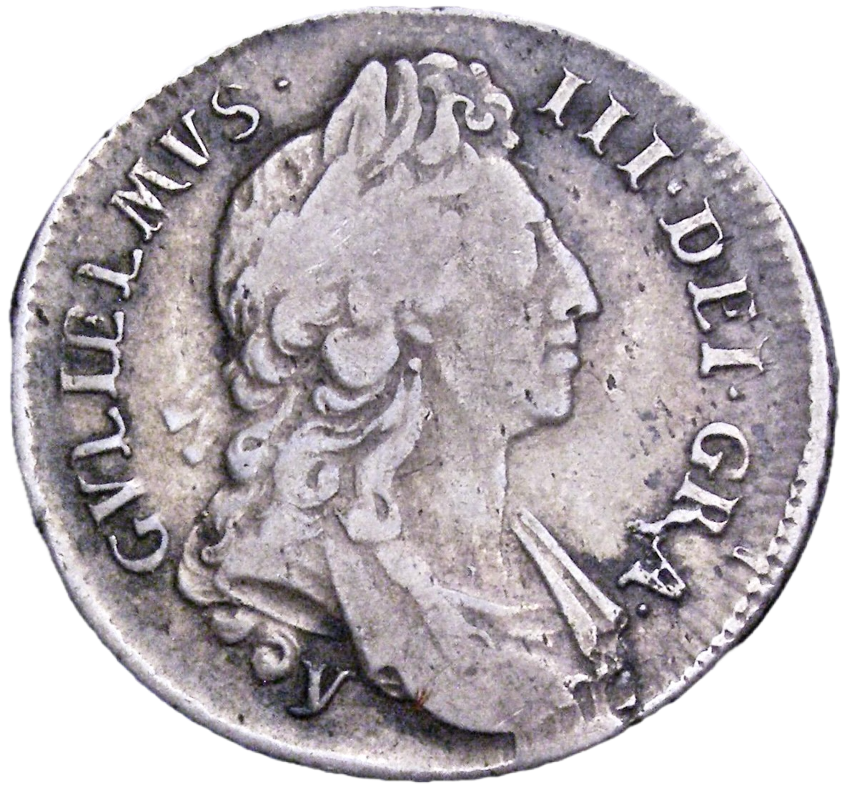 1696y Shilling York Mint First bust ESC 1191 GF