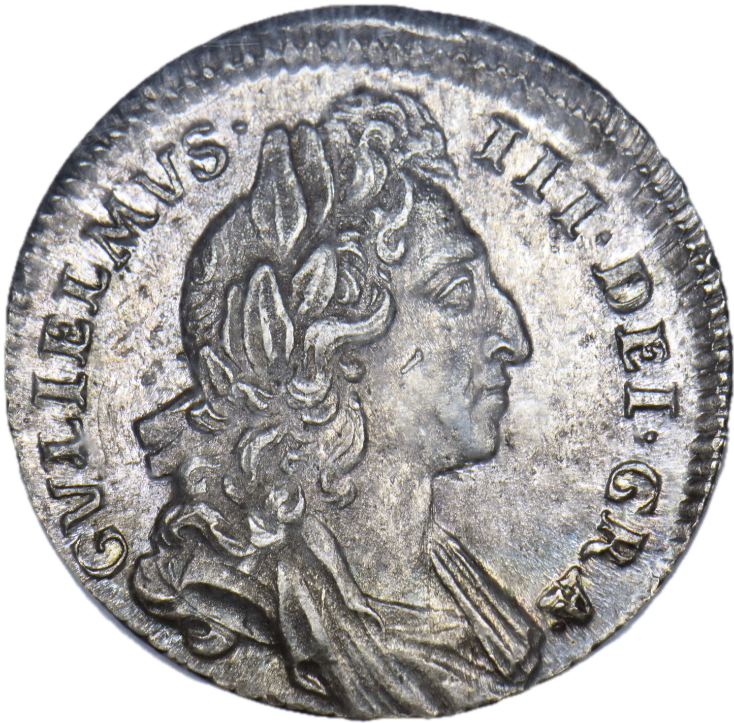 1696 Sixpence First bust S3520 ESC 1202 UNC MS62