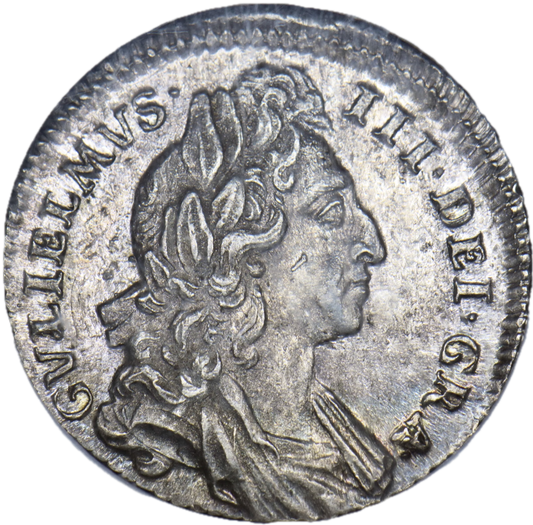 1696 Sixpence First bust S3520 ESC 1202 UNC MS62