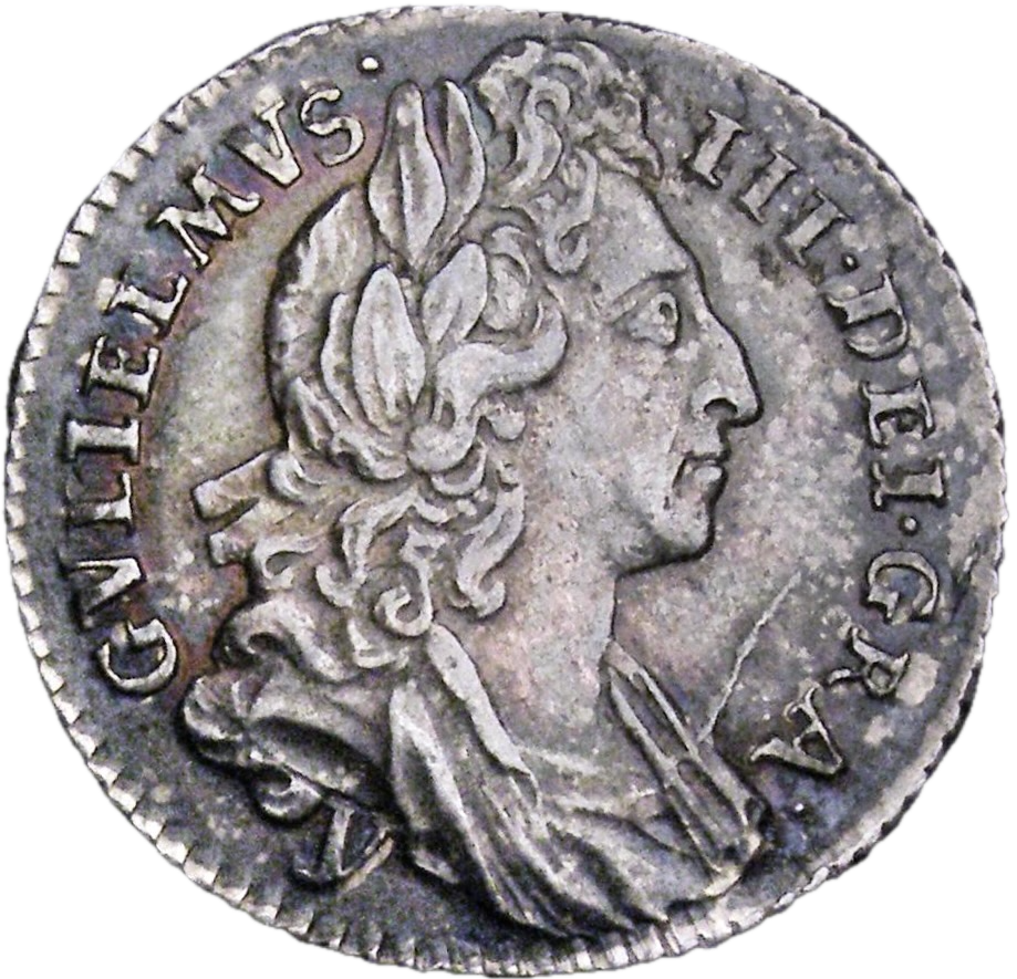 1696y Sixpence ESC 1296 York Mint Rare EF