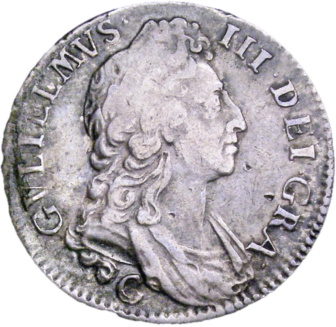 1697C Shilling Chester Mint Third bust ESC 1175 Scarce GF