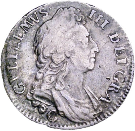 1697C Shilling Chester Mint Third bust ESC 1175 Scarce GF