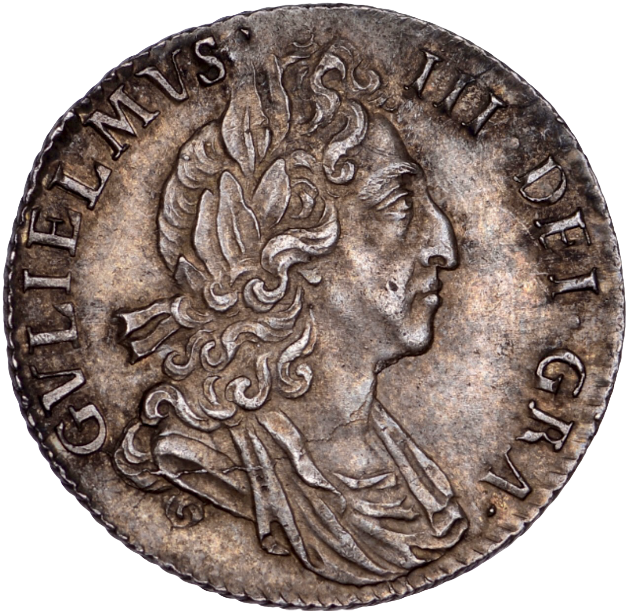 1697 Sixpence Third bust S3538 ESC 1233 UNC