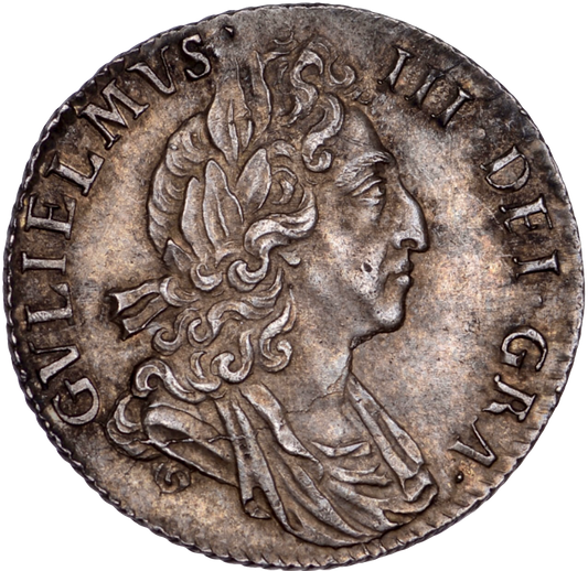 1697 Sixpence Third bust S3538 ESC 1233 UNC
