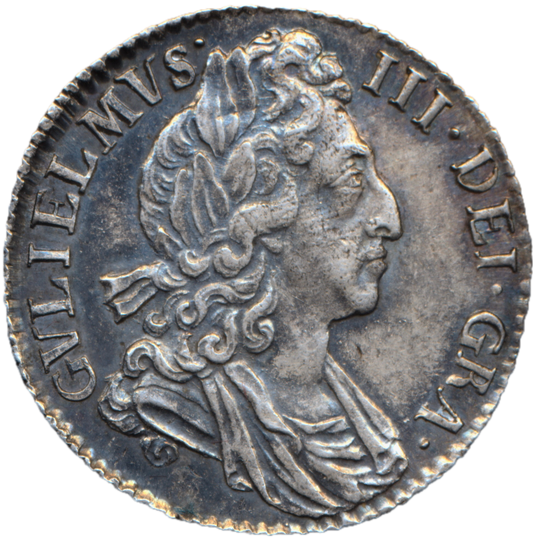 1697 Sixpence Third bust S3538 ESC 1233 EF