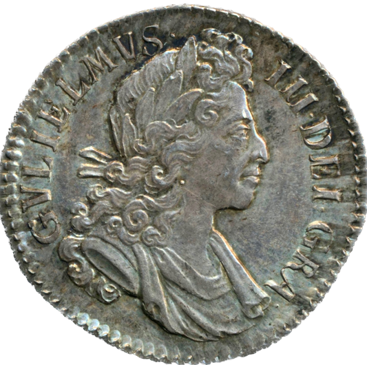 1700 Shilling Fifth bust ‘high hair’ Circular 00's S3516 ESC 1151 Scarce EF