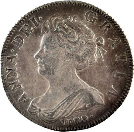 1702 Shilling S3583 ESC 1385 Plain in angles Scarce VF