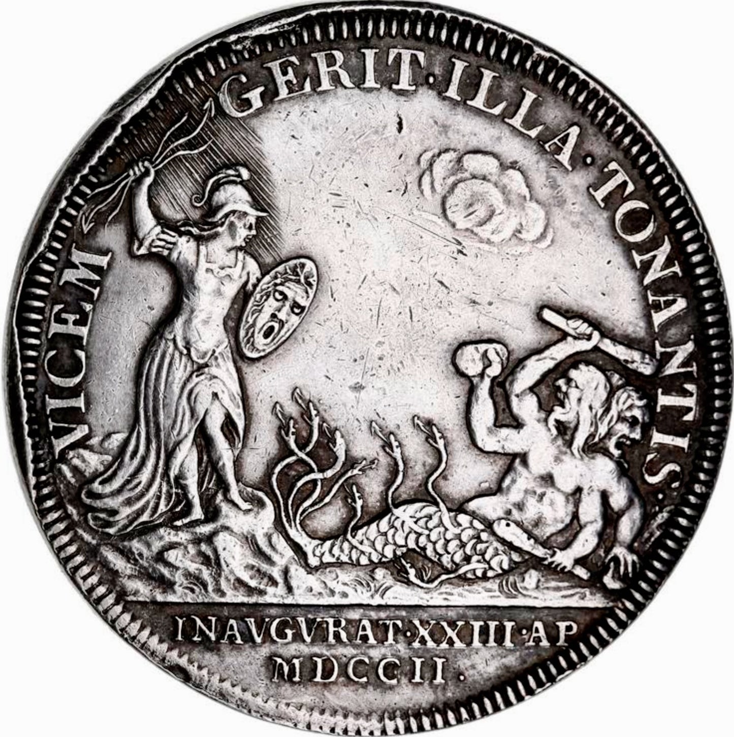 1702 Coronation silver medal E390 MI228/4