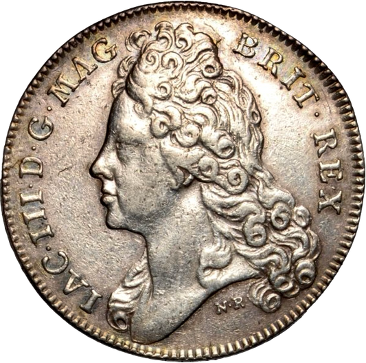 1704 Prince James (III) Legitimacy of Jacobite Succession 29mm silver medal MI 270/71 E412 (Copy)