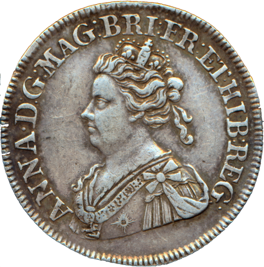 1707 Union of England and Scotland 26mm silver medal MI 295/107 E424b