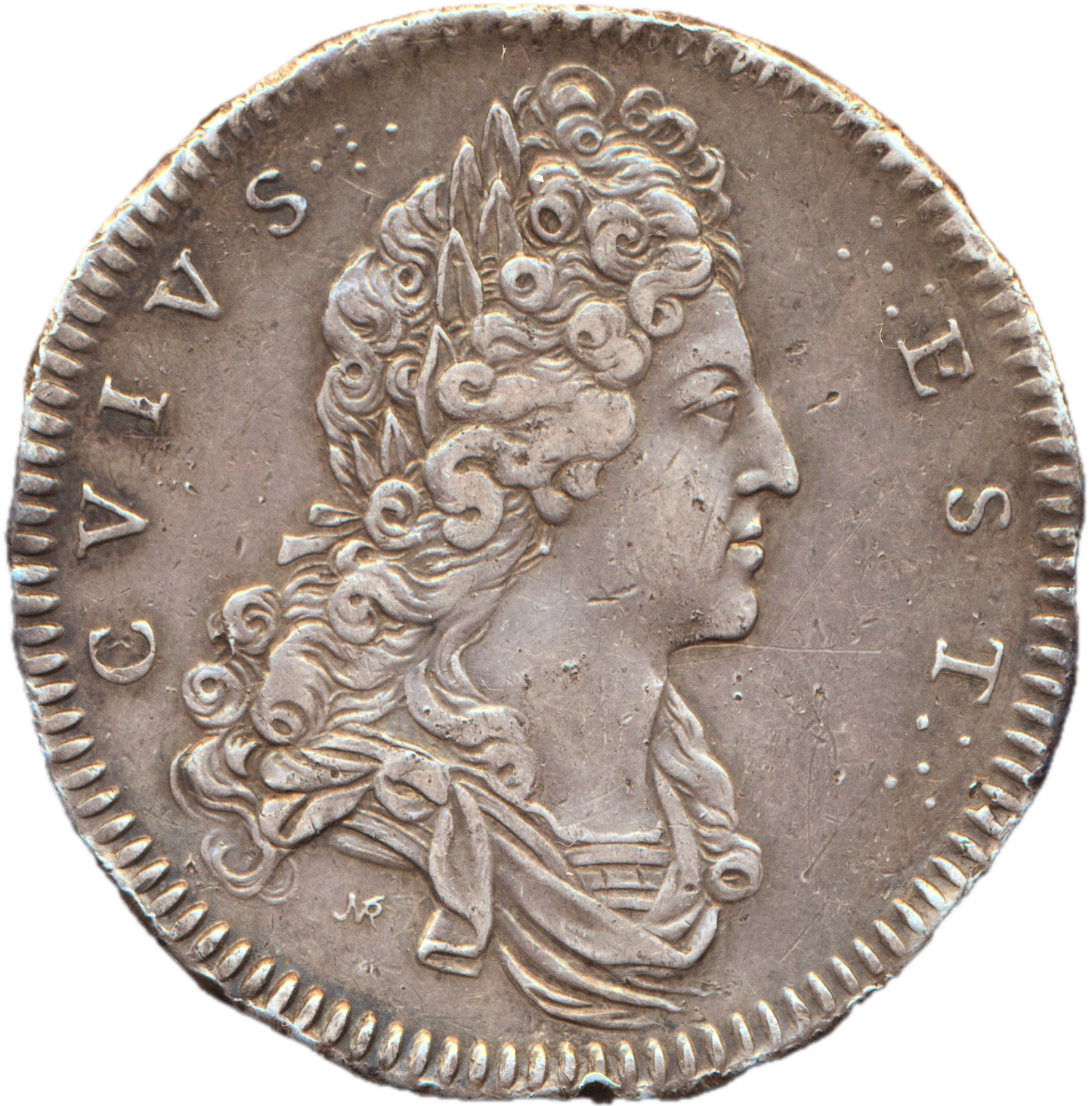 1708 Elder pretender, Restoration of Kingdom 38mm silver medal Mi 312/134 E 427