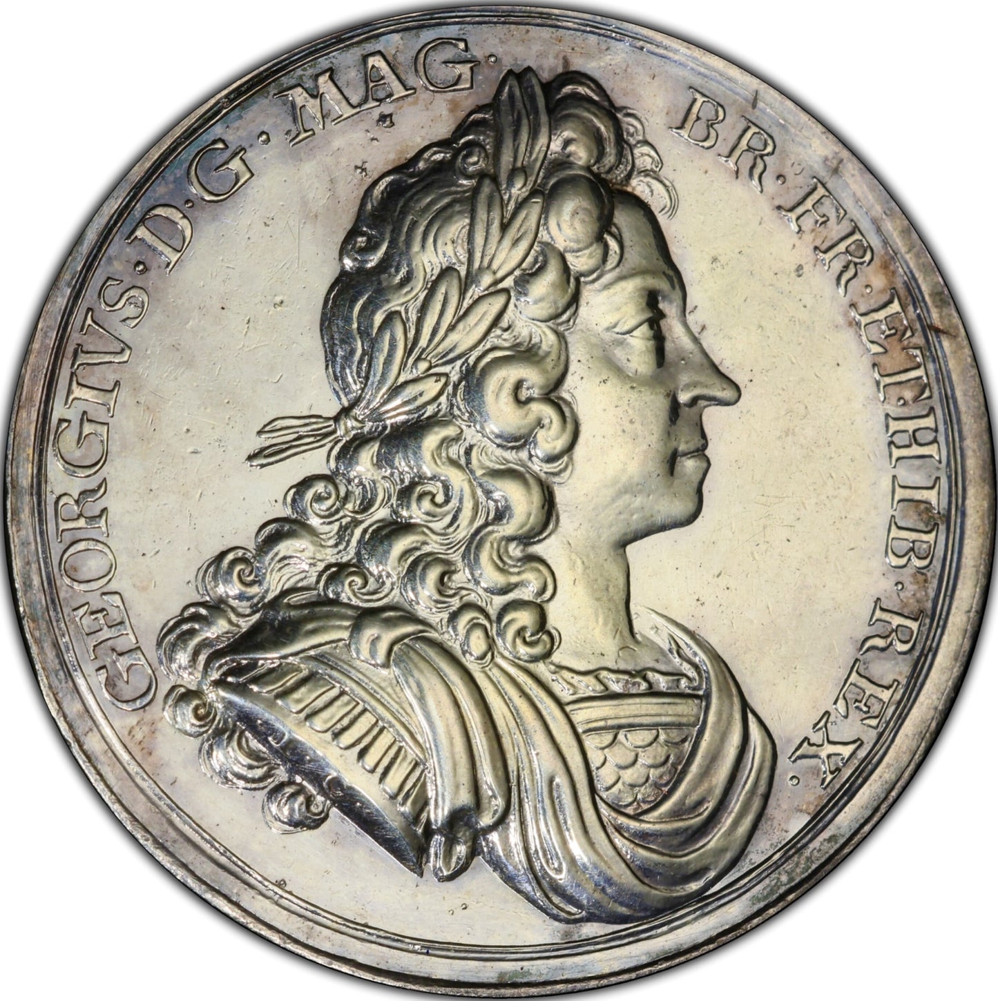 1714 Coronation silver medal E470 MI424/9