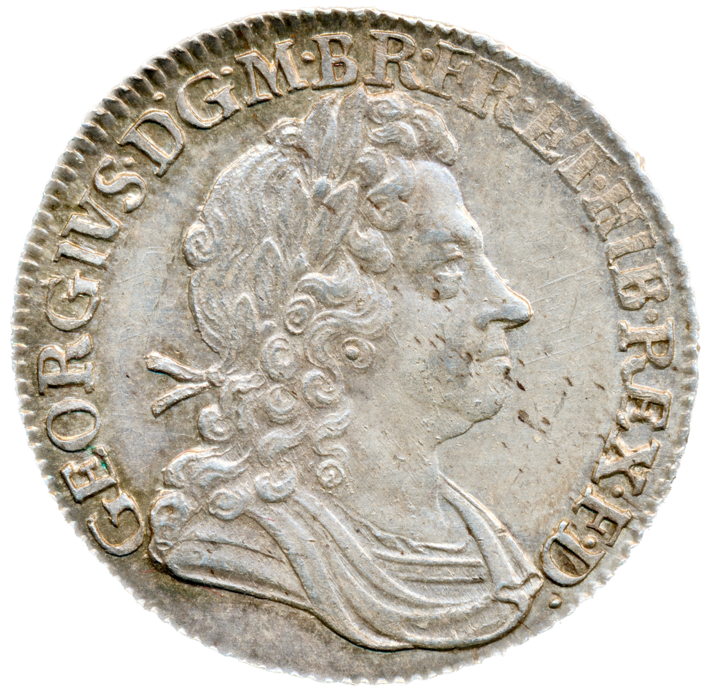 1723 Shilling First bust SSC C over SS in third quarter S3647 ESC 1590 Rare GEF