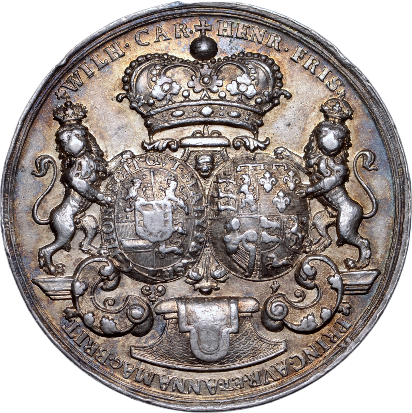 1737 Breda restored to the House of Orange 41mm silver medal MI 518/74 E539 Scarce