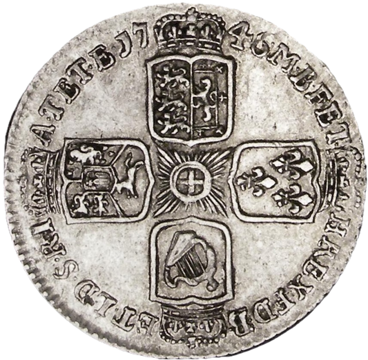 1746 LIMA Sixpence S3710A ESC 1757 Rare NEF