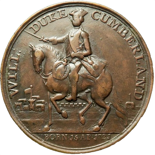 1746 Battle of Culloden 42mm bronze medal MI 612/277 Eimer 605 EF