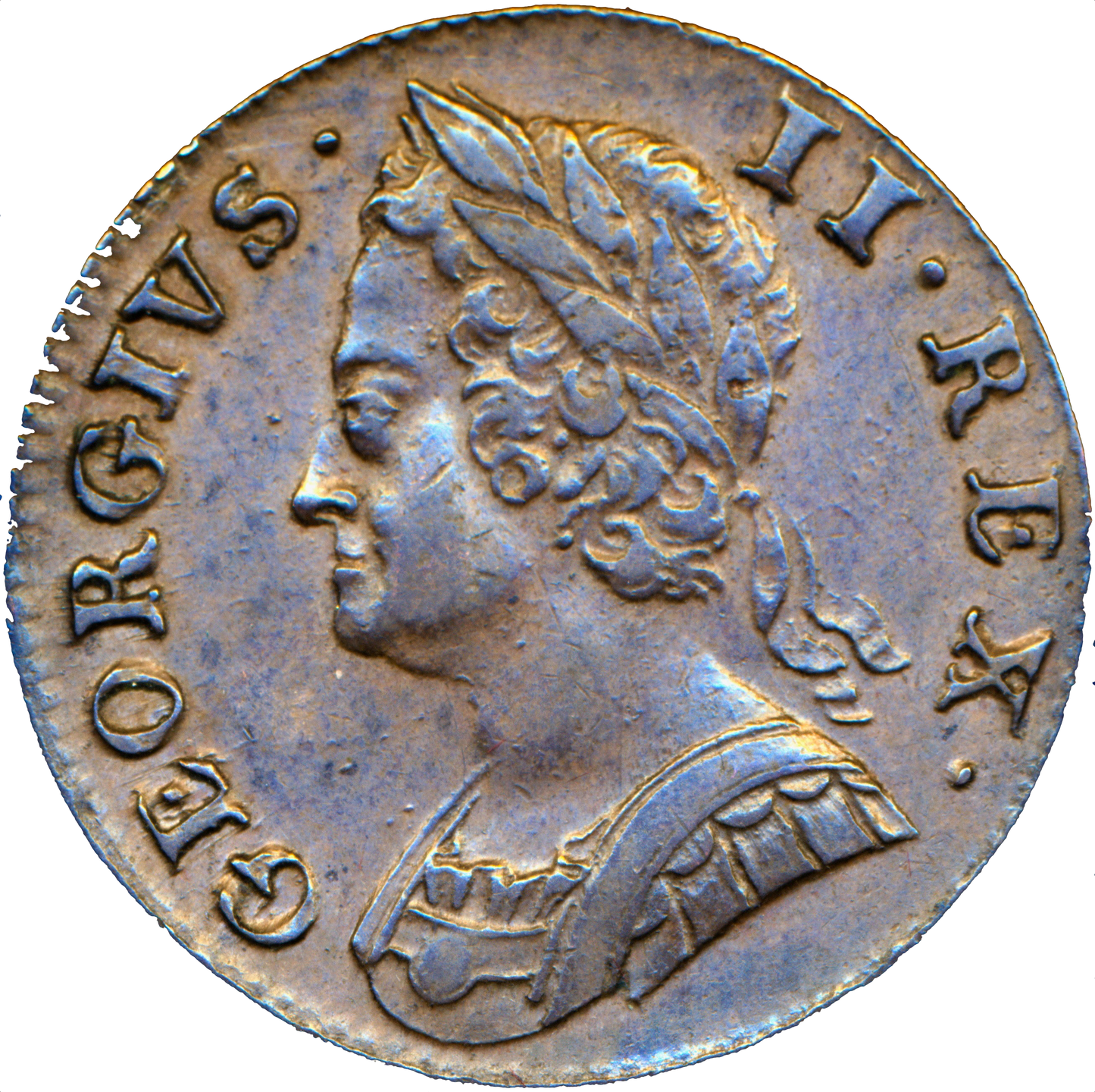 1751 Halfpenny S3719 BMC 881 AUNC