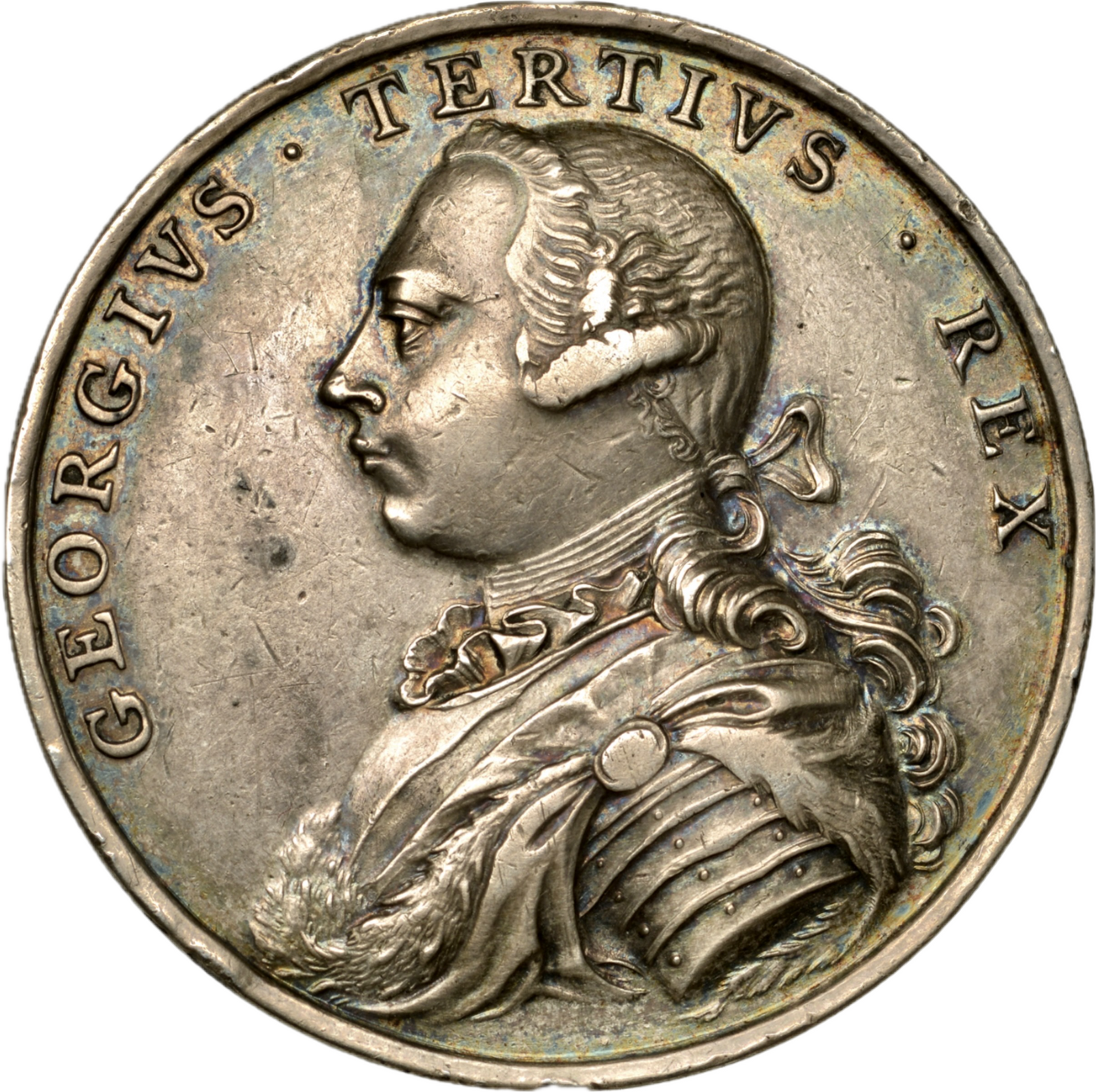1761  Coronation silver medal E692 BHM 30
