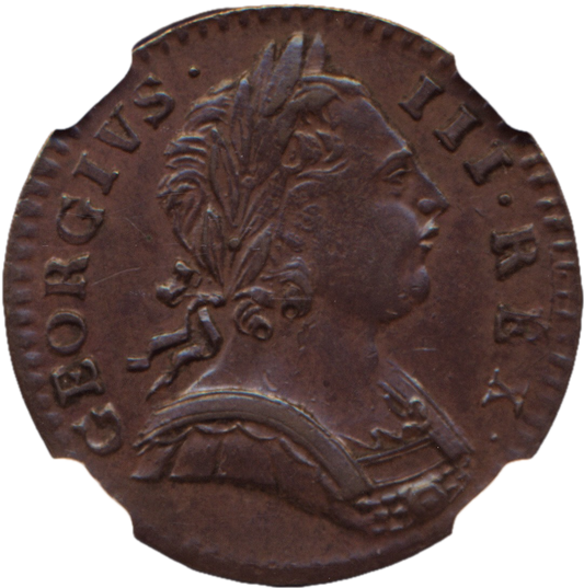 1774 Farthing S3775 BMC 915 AU 55 BN