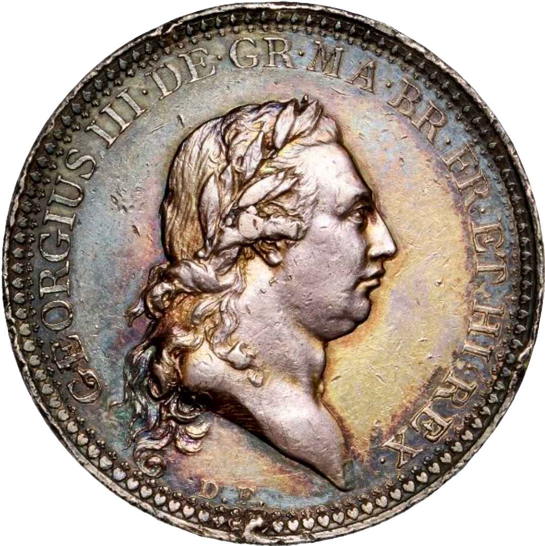 1789 George III Recovery of health 34.5mm silver medal BHM 311 Eimer 827