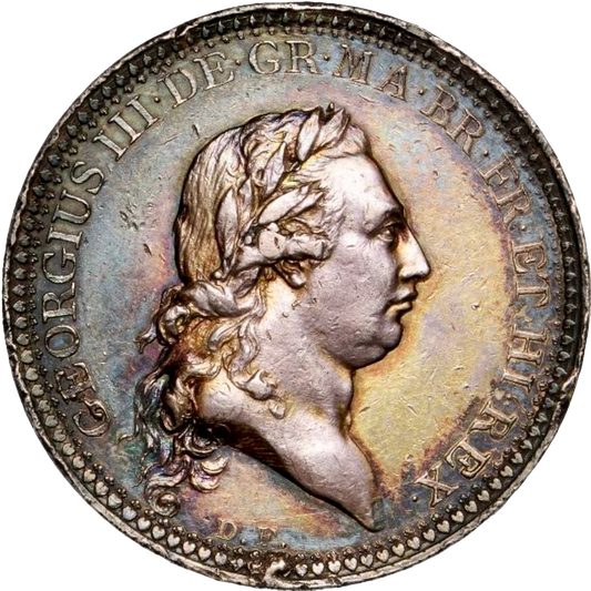 1789 George III Recovery of health 34.5mm silver medal BHM 311 Eimer 827