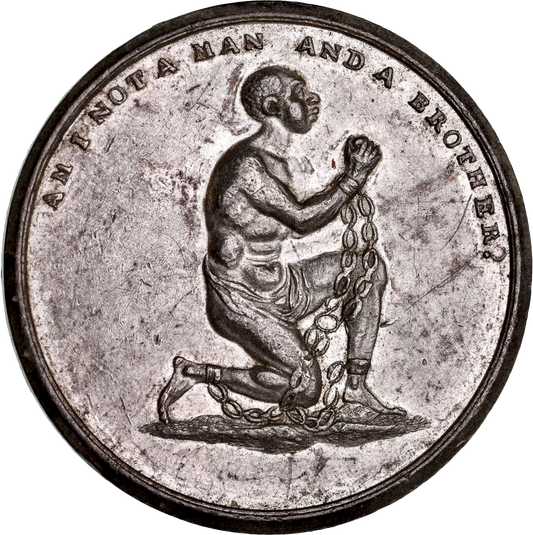 1790 Anti-Slavery Society 33mm white metal medal BHM 269 D&H Middlesex 233-8 E836