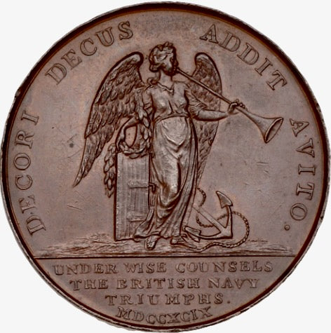 1799 Earl Spencer, First Lord of Admiralty 38mm copper medal by T Wyon BHM 471 E913