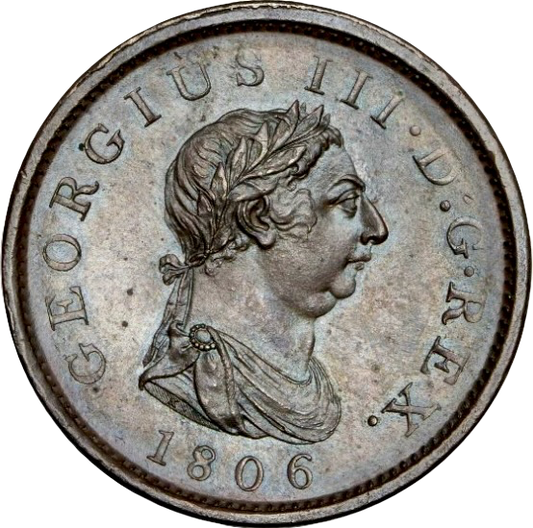 1806 Penny S3780 BMC 1343 No curl UNC MS 64 BN